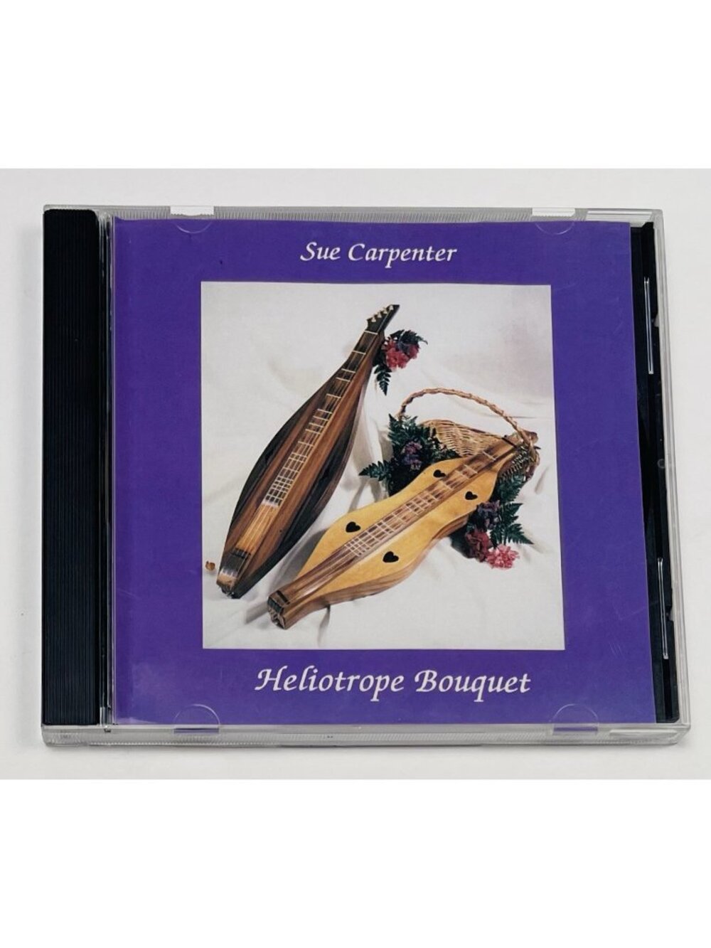 Heliotrope Bouquet by Sue Carpenter (CD, 1993, Patchwork) Dulcimer QSCD-307 EUC